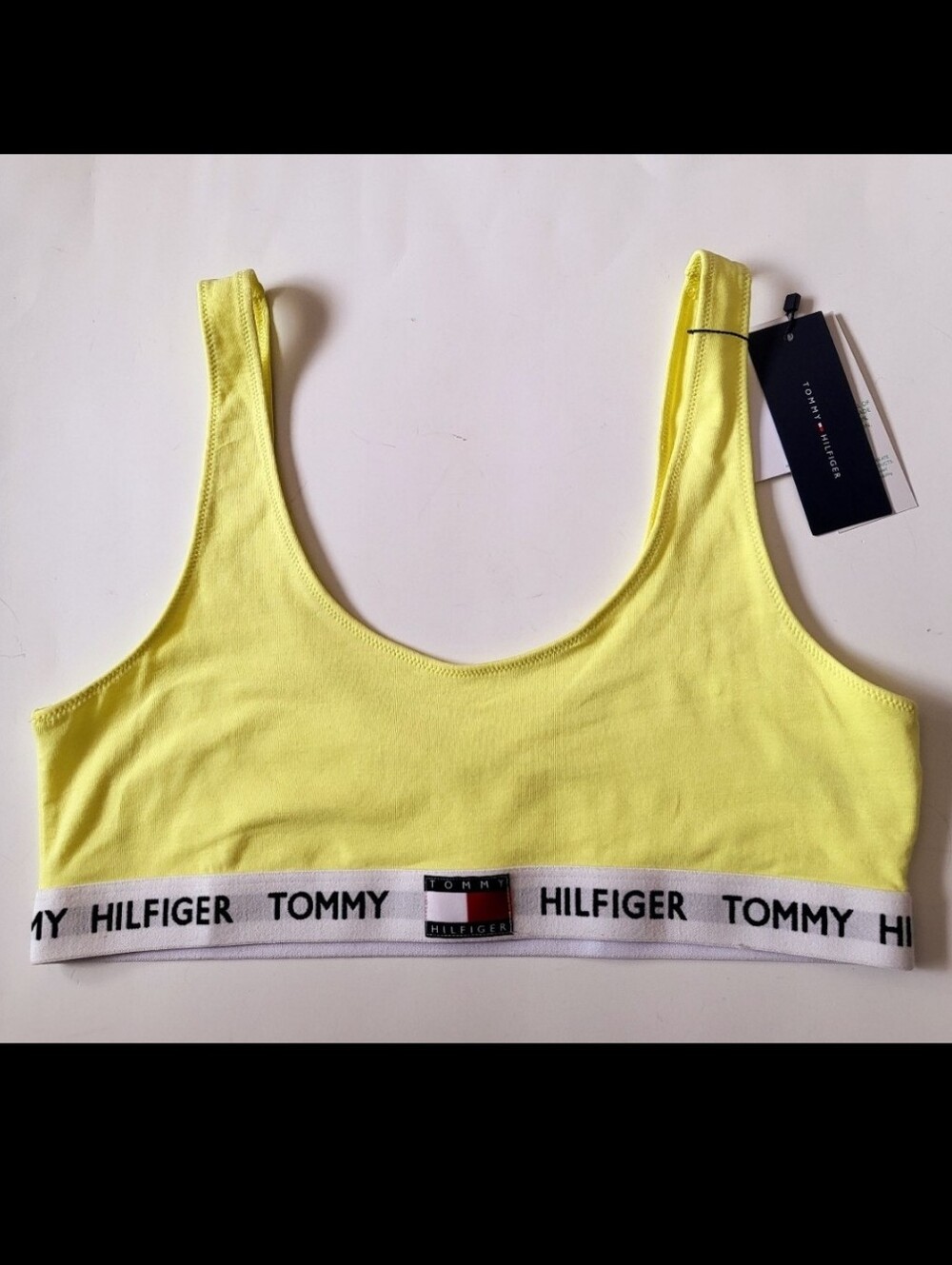 Tommy hilfiger unlined bralette Womens Size XL Yellow